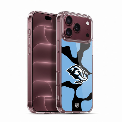 NHL Utah Mammoth Cow Pattern Soft Gel Case for Apple iPhone 18 Pro Max