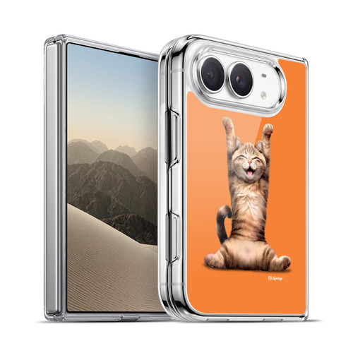 P.D. Moreno Furry Fun Artwork Happy Cat Soft Gel Case for Apple iPhone Duo