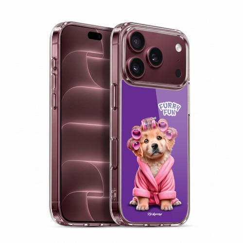 P.D. Moreno Furry Fun Artwork Puppy Soft Gel Case for Apple iPhone 18 Pro