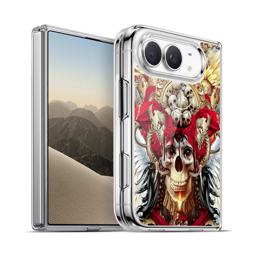 Riza Peker Skulls 9 3 Eyed Skull Soft Gel Case for Apple iPhone Duo