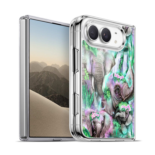 Sheena Pike Animals Daydream Elephants Lagoon Soft Gel Case for Apple iPhone Duo