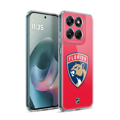 NHL Florida Panthers Plain Soft Gel Case for Motorola Moto G77