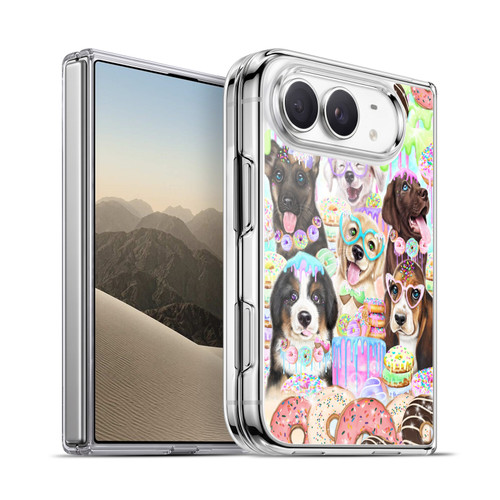 Sheena Pike Animals Puppy Dogs And Donuts Soft Gel Case for Apple iPhone Duo