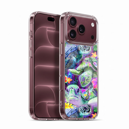 Sheena Pike Animals Daydream Sea Turtles & Flowers Soft Gel Case for Apple iPhone 18 Pro Max