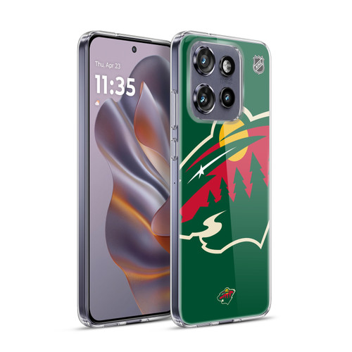 NHL Minnesota Wild Oversized Soft Gel Case for Motorola Edge 50 Neo
