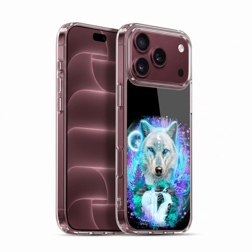 Sheena Pike Animals Winter Wolf Spirit & Waterfall Soft Gel Case for Apple iPhone 18 Pro Max