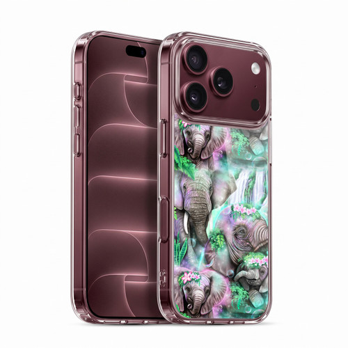 Sheena Pike Animals Daydream Elephants Lagoon Soft Gel Case for Apple iPhone 18 Pro