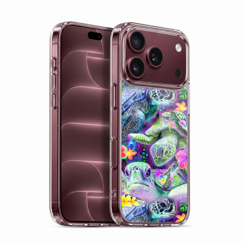 Sheena Pike Animals Daydream Sea Turtles & Flowers Soft Gel Case for Apple iPhone 18 Pro