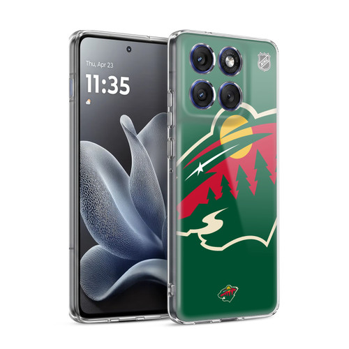 NHL Minnesota Wild Oversized Soft Gel Case for Motorola Edge 70