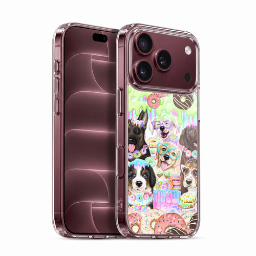 Sheena Pike Animals Puppy Dogs And Donuts Soft Gel Case for Apple iPhone 18 Pro