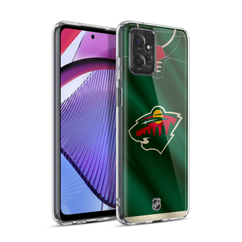 NHL Minnesota Wild Jersey Soft Gel Case for Motorola Moto G Power (2023)
