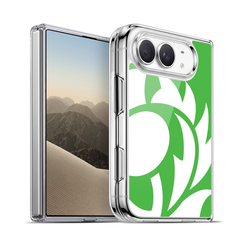 Scotland Rugby Oversized Thistle Grass Green Soft Gel Case for Apple iPhone Duo