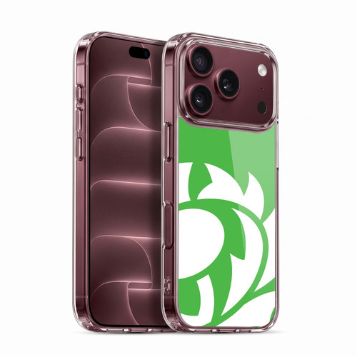 Scotland Rugby Oversized Thistle Grass Green Soft Gel Case for Apple iPhone 18 Pro