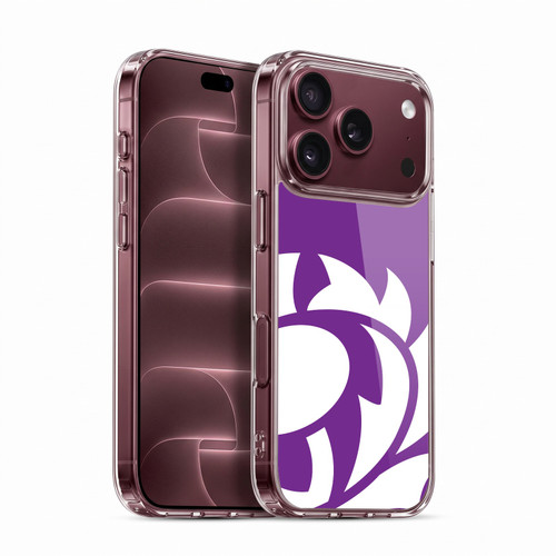 Scotland Rugby Oversized Thistle Purple Heather Soft Gel Case for Apple iPhone 18 Pro