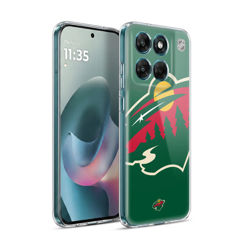 NHL Minnesota Wild Oversized Soft Gel Case for Motorola Moto G77