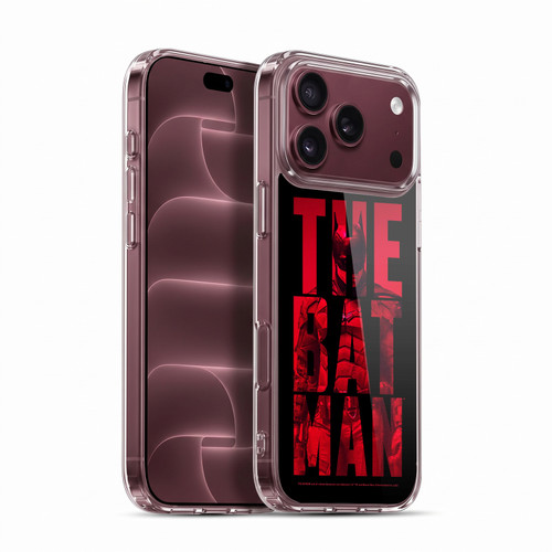 The Batman Neo-Noir Graphics Typography Soft Gel Case for Apple iPhone 18 Pro Max