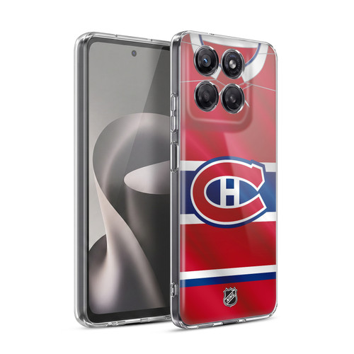 NHL Montreal Canadiens Jersey Soft Gel Case for Motorola Moto G37 Power