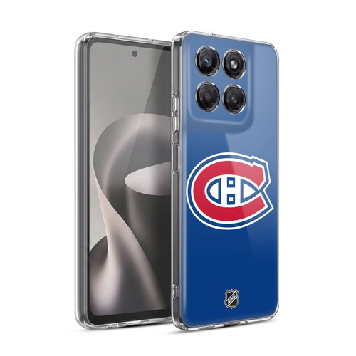 NHL Montreal Canadiens Plain Soft Gel Case for Motorola Moto G37 Power