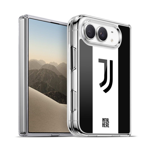 Custom Customised Personalised Juventus Football Club Graphics Bold Stripe Soft Gel Case for Apple iPhone Duo