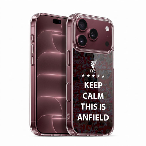 Liverpool Football Club This Is Anfield Keep Calm Black Soft Gel Case for Apple iPhone 18 Pro