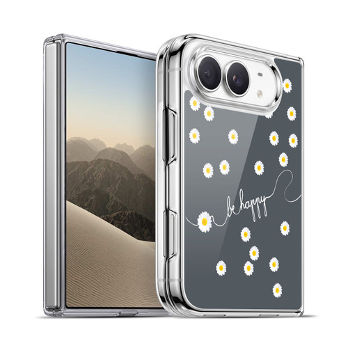 Monika Strigel Happy Daisy Grey Soft Gel Case for Apple iPhone Duo