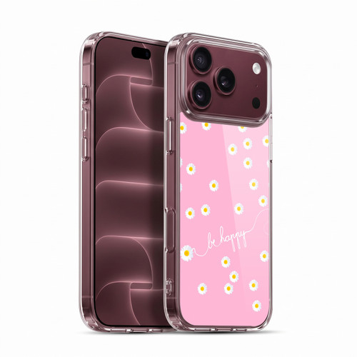 Monika Strigel Happy Daisy Pink Soft Gel Case for Apple iPhone 18 Pro Max