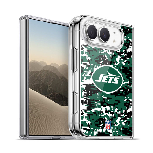 NFL New York Jets Graphics Digital Camouflage Soft Gel Case for Apple iPhone Duo