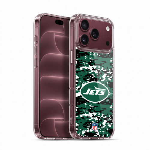 NFL New York Jets Graphics Digital Camouflage Soft Gel Case for Apple iPhone 18 Pro Max