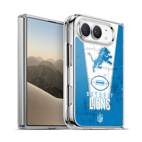NFL Detroit Lions Logo Art Banner Soft Gel Case for Apple iPhone Duo
