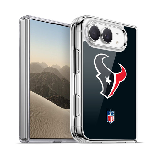 NFL Houston Texans Logo Plain Soft Gel Case for Apple iPhone Duo