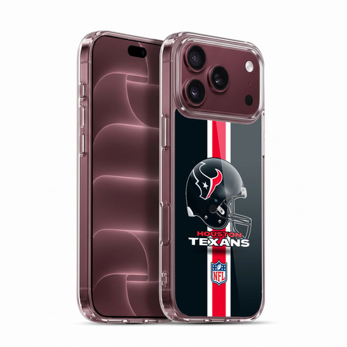 NFL Houston Texans Logo Helmet Soft Gel Case for Apple iPhone 18 Pro Max