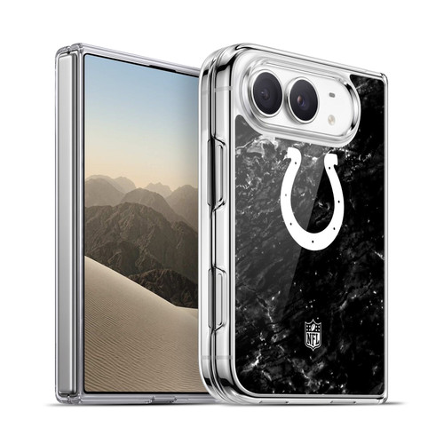 NFL Indianapolis Colts Artwork Marble Soft Gel Case for Apple iPhone Duo