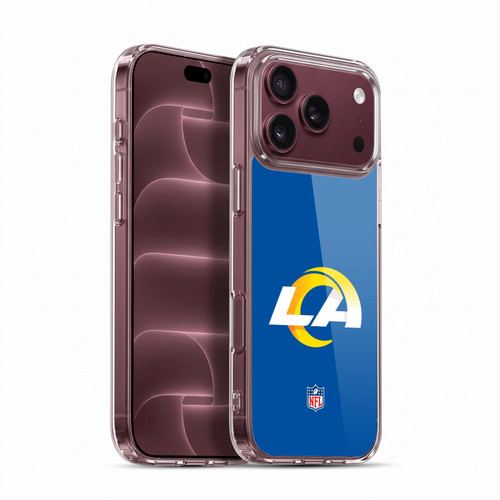 NFL Los Angeles Rams Logo Plain Soft Gel Case for Apple iPhone 18 Pro Max