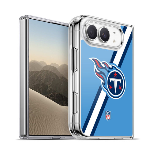 NFL Tennessee Titans Logo Stripes Soft Gel Case for Apple iPhone Duo