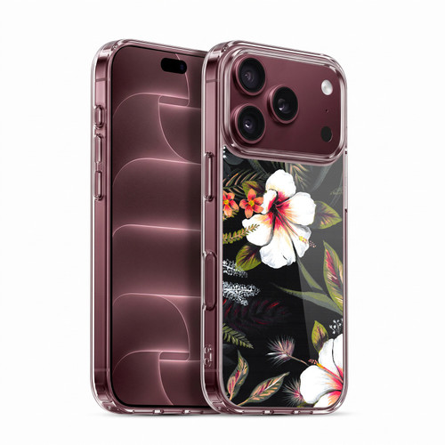 Anis Illustration Flowers Tropical Soft Gel Case for Apple iPhone 18 Pro