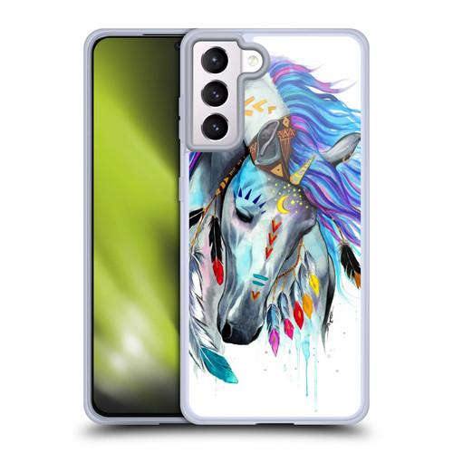 Pixie Cold Animals Spirit Soft Gel Case for Samsung Galaxy S21+ 5G