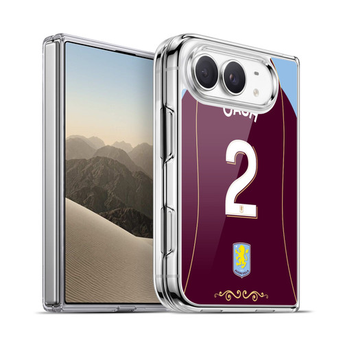 Aston Villa Football Club 2025/26 Players Home Kit 1st Group Matty Cash Soft Gel Case for Apple iPhone Duo