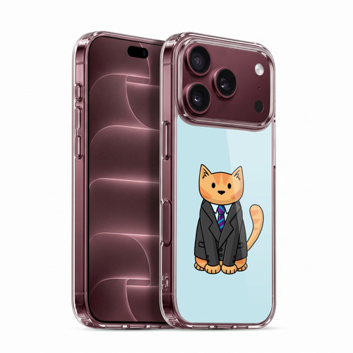 Beth Wilson Doodle Cats 2 Business Suit Soft Gel Case for Apple iPhone 18 Pro