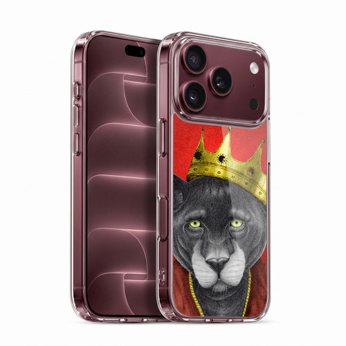Barruf Animals The King Panther Soft Gel Case for Apple iPhone 18 Pro