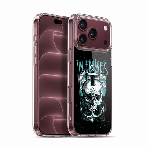In Flames Metal Grunge Anchor Skull Soft Gel Case for Apple iPhone 18 Pro Max