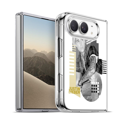Justin Bieber Purpose B&w Calendar Geometric Collage Soft Gel Case for Apple iPhone Duo
