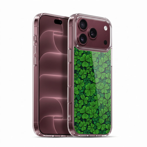 Katerina Kirilova Fruits & Foliage Patterns Clovers Soft Gel Case for Apple iPhone 18 Pro Max