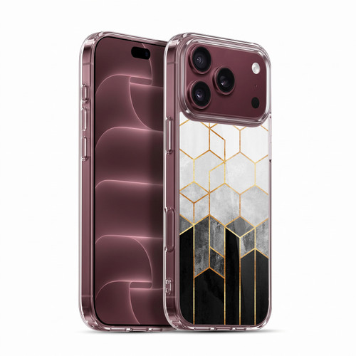 Elisabeth Fredriksson Sparkles Charcoal Hexagons Soft Gel Case for Apple iPhone 18 Pro Max