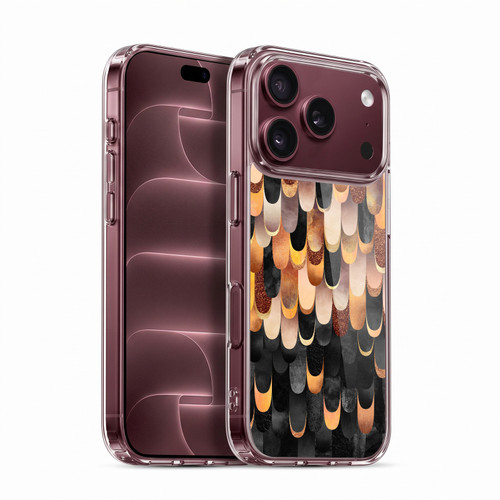 Elisabeth Fredriksson Sparkles Copper And Black Soft Gel Case for Apple iPhone 18 Pro