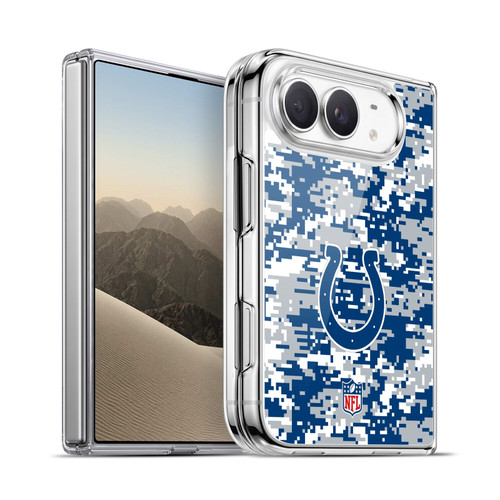 NFL Indianapolis Colts Graphics Digital Camouflage Soft Gel Case for Apple iPhone Duo