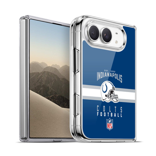 NFL Indianapolis Colts Graphics Helmet Typography Soft Gel Case for Apple iPhone Duo