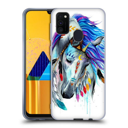 Pixie Cold Animals Spirit Soft Gel Case for Samsung Galaxy M30s (2019)/M21 (2020)