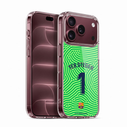 FC Barcelona 2020/21 Players Home Kit Group 1 Marc-André ter Stegen Soft Gel Case for Apple iPhone 18 Pro