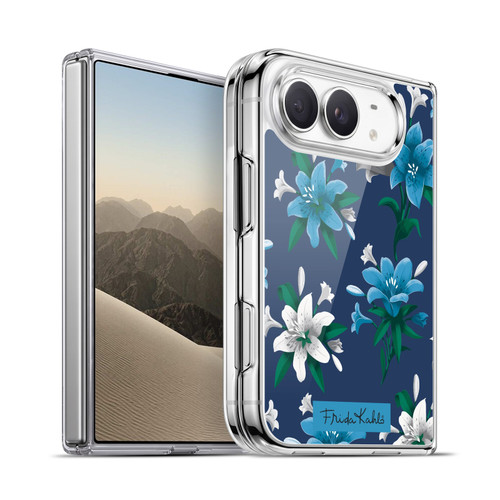 Frida Kahlo Flowers Blue Lilies Soft Gel Case for Apple iPhone Duo