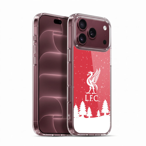 Liverpool Football Club Festive Christmas Winter Snow Soft Gel Case for Apple iPhone 18 Pro Max
